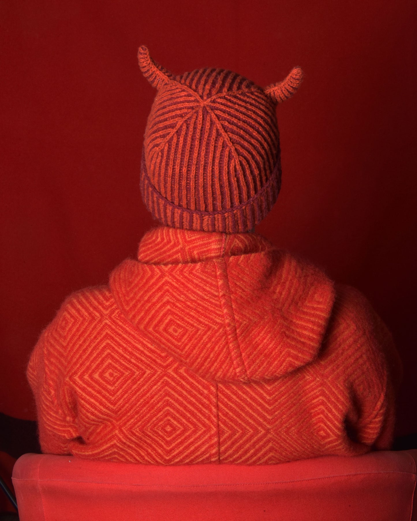 Brioche Horn Hat Downloadable Knitting Pattern