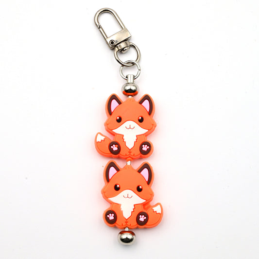 Needle Stoppers and Stopper Keeper Set - Fox Paws