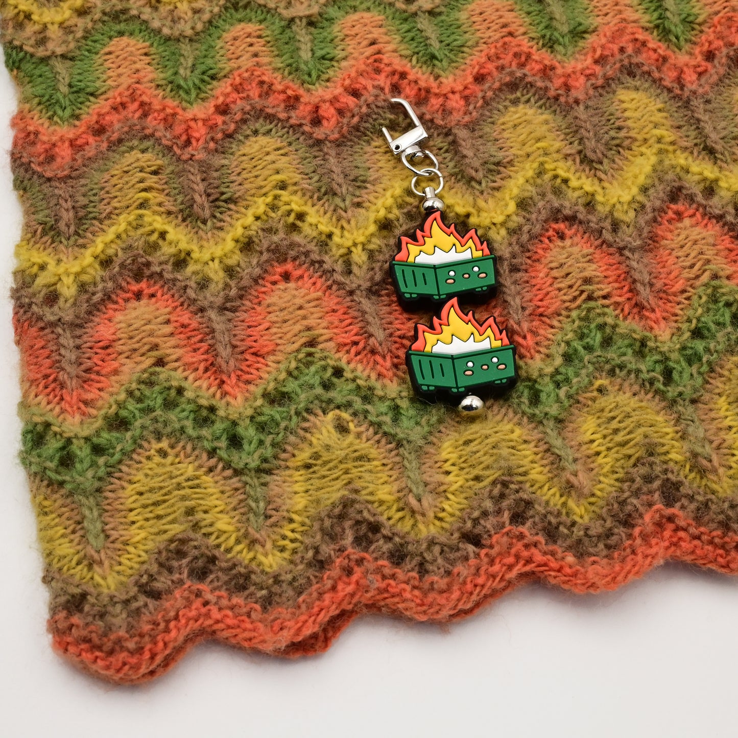 Needle Stoppers and Stopper Keeper Set - Dumpster Fire