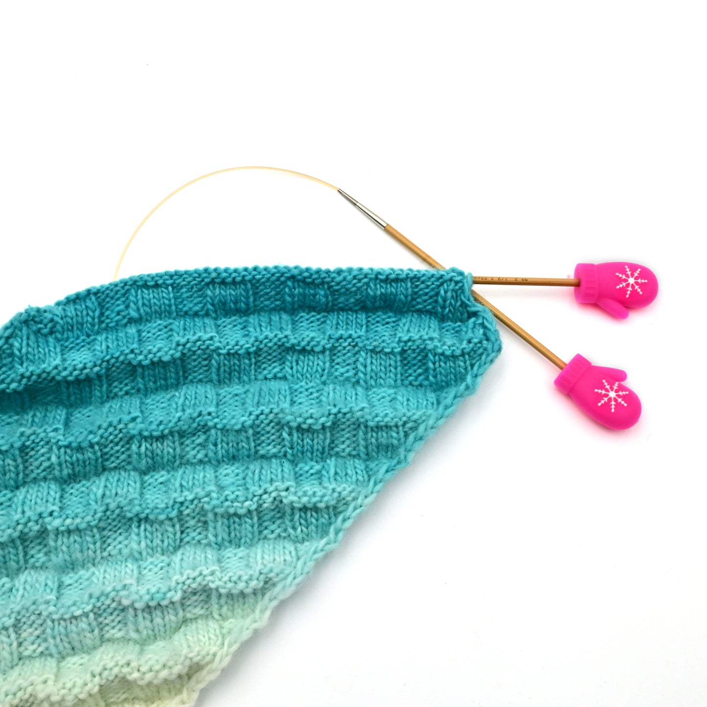 Needle Stoppers and Stopper Keeper Set - Mittens