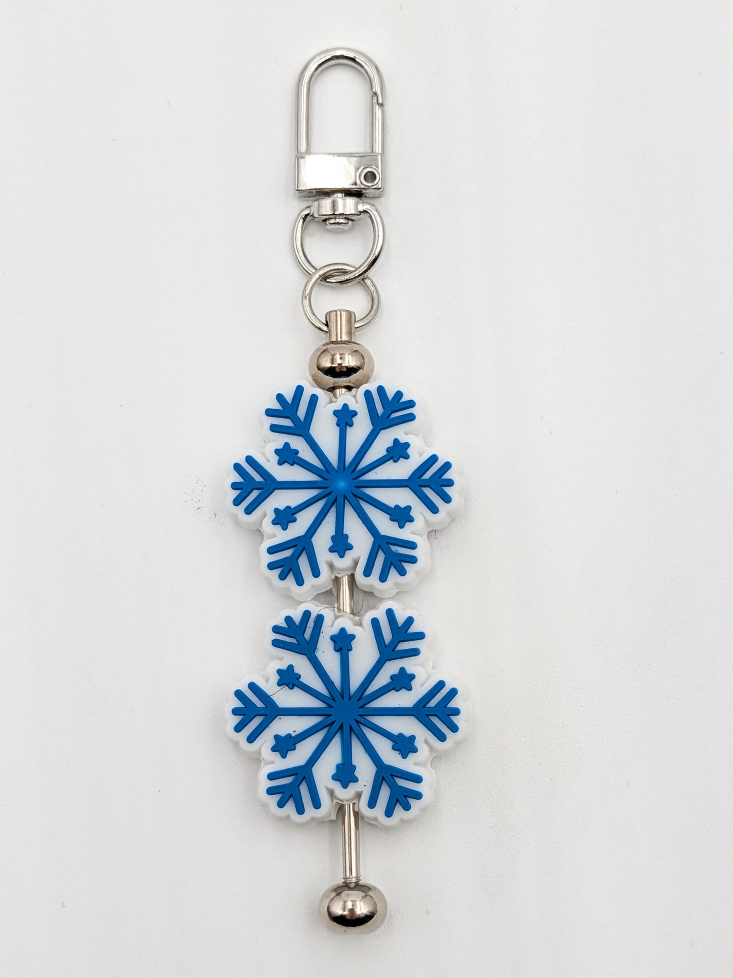 Needle Stoppers and Stopper Keeper Set - snowflakes