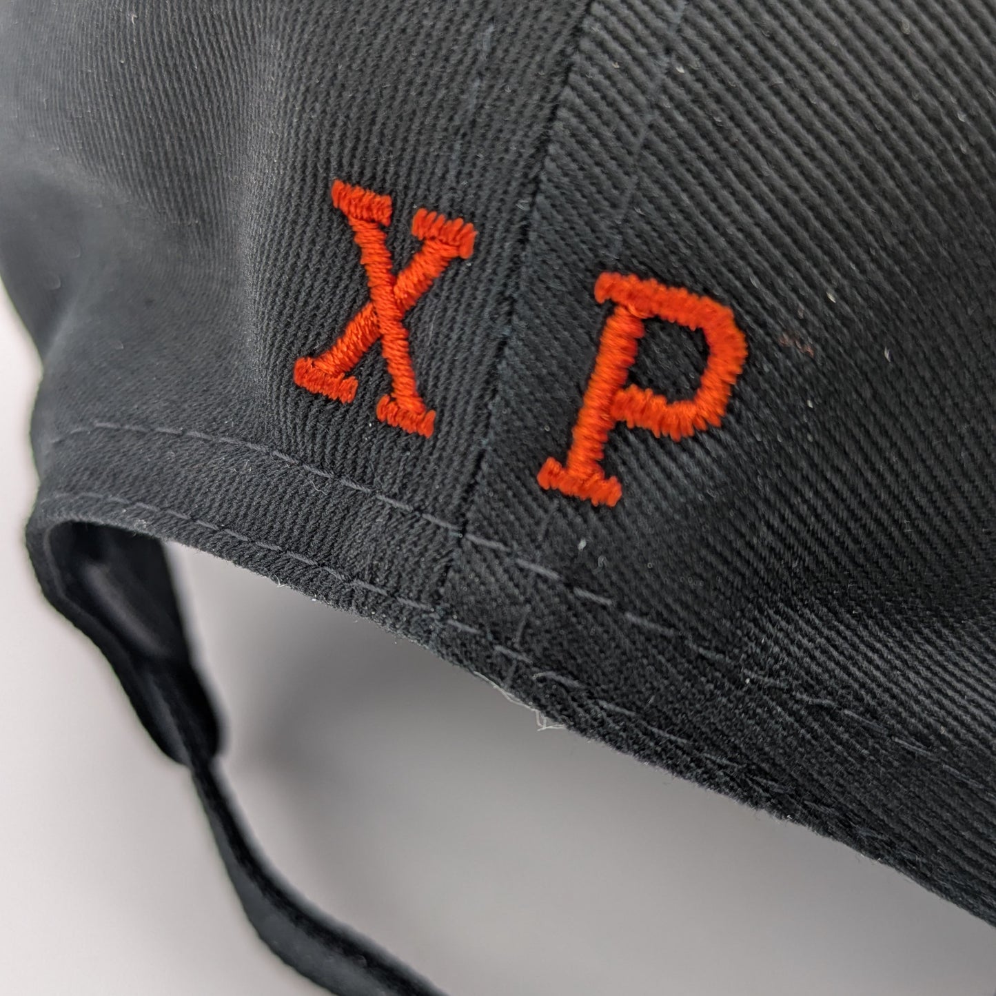 Baseball Cap with Flaming Yarn Embroidery