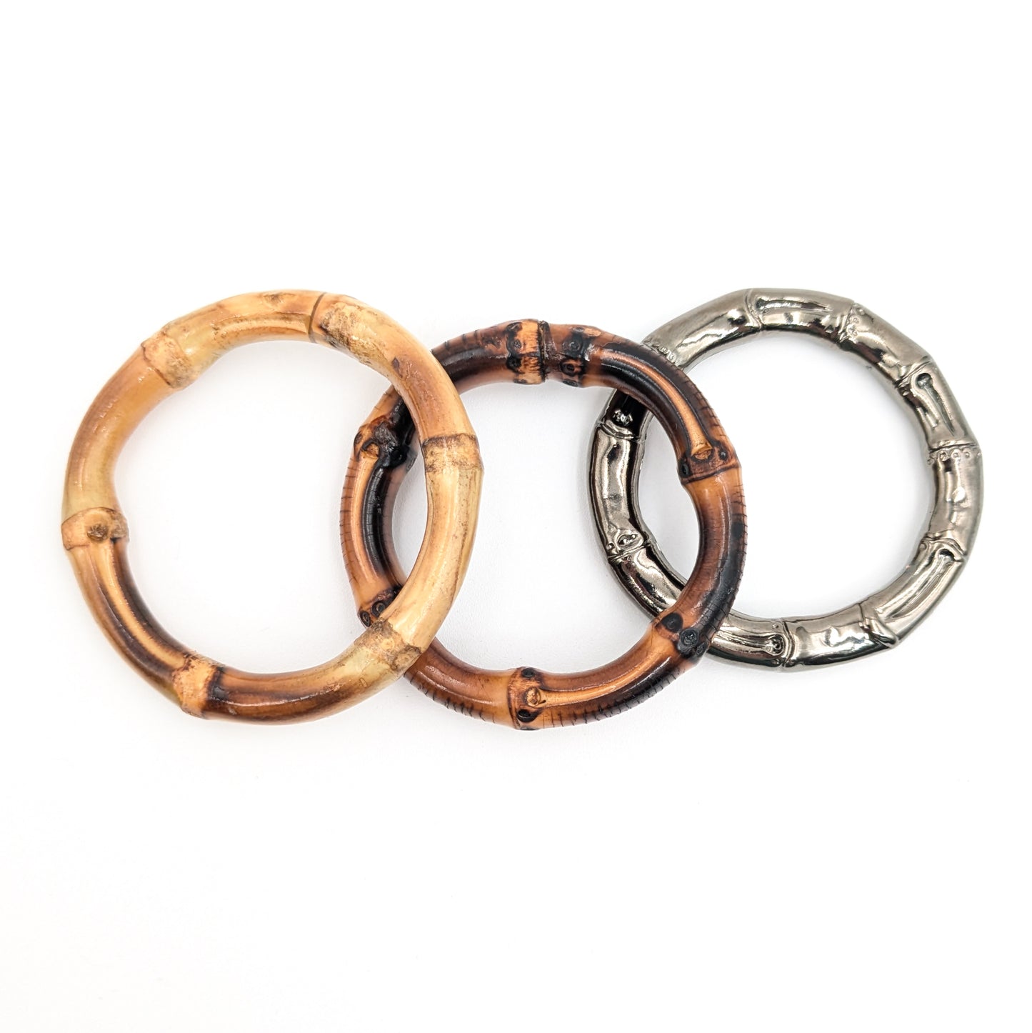 Bamboo Scarf Ring - Medium