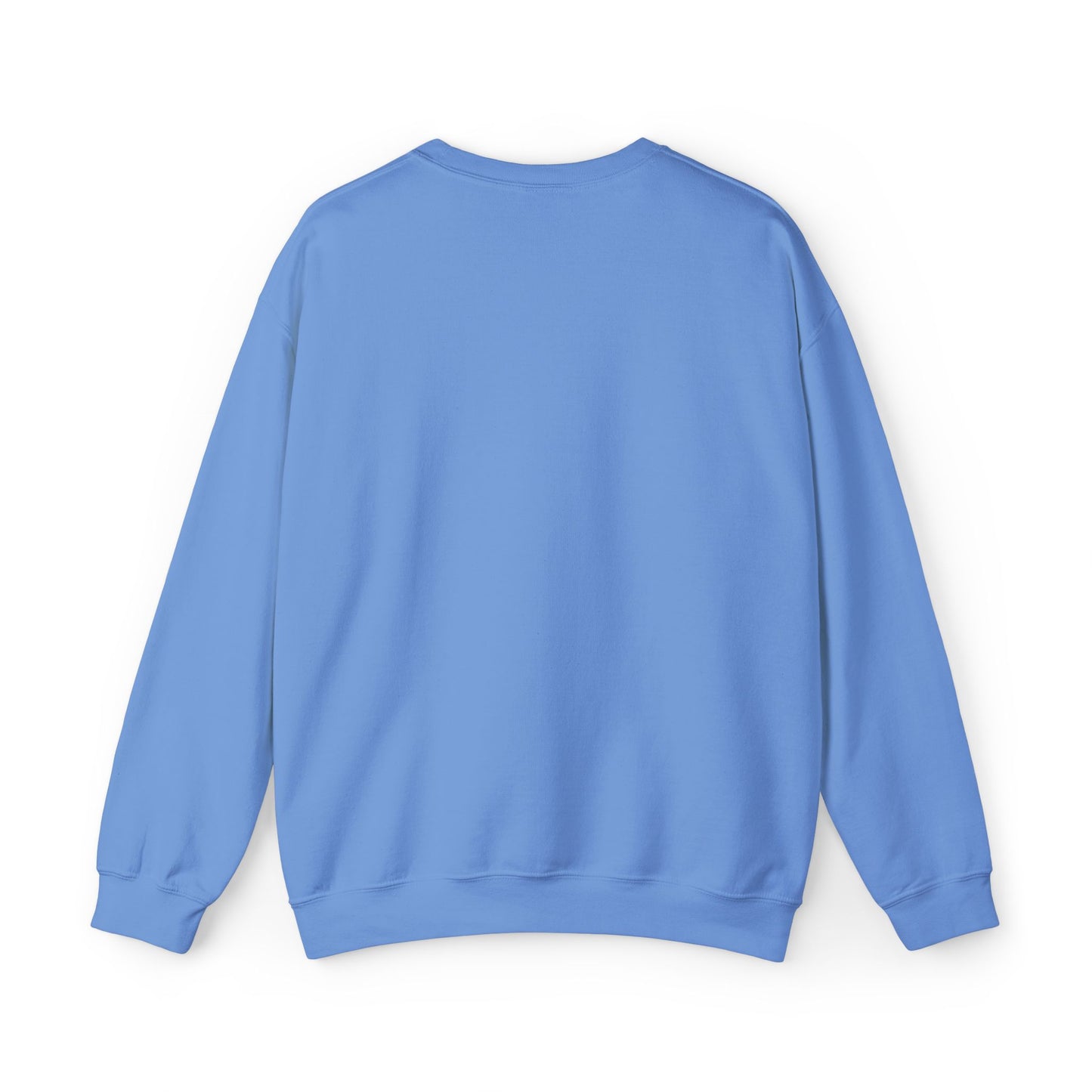 Great Balls Of Fire Crewneck Sweatshirt – Flaming Blue Yarn Ball Graphic
