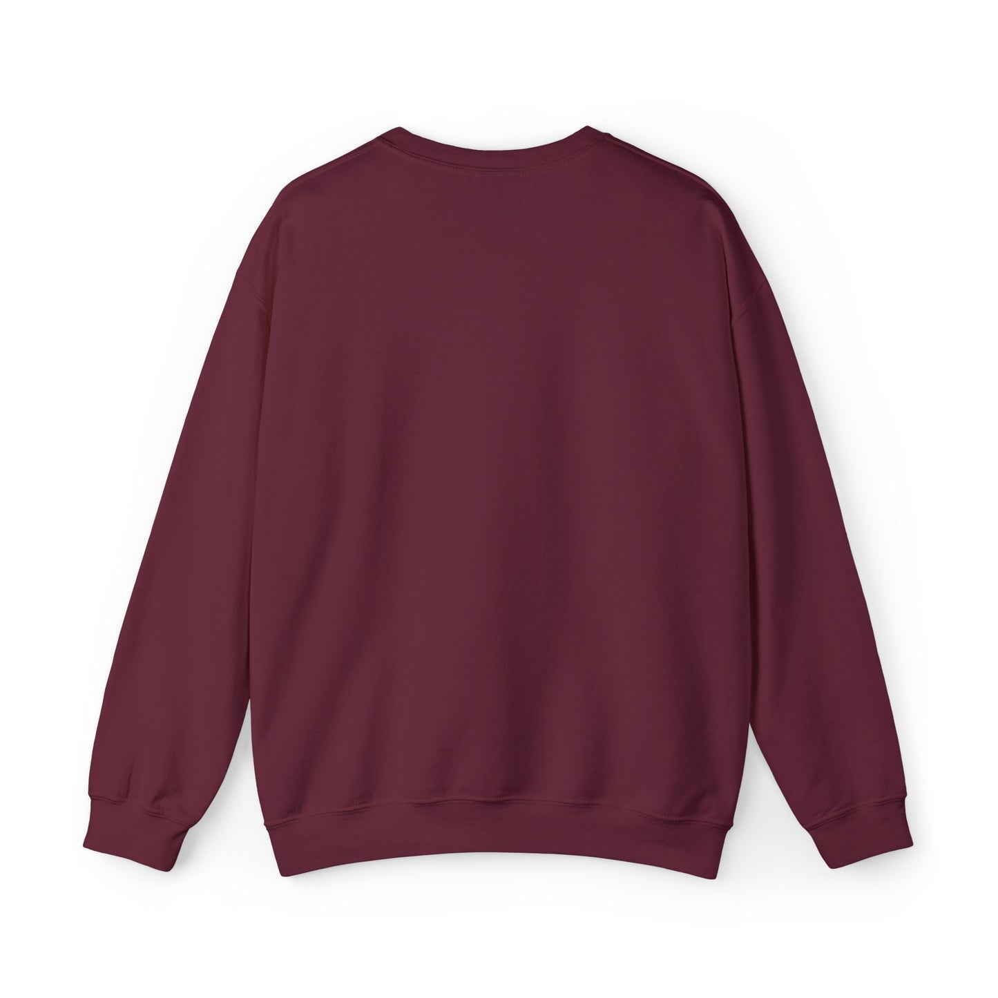Great Balls Of Fire Crewneck Sweatshirt – Flaming Blue Yarn Ball Graphic