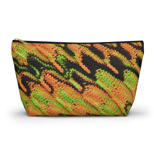 Puddle Jumping Knit Stitch Camoflauge Project Bag