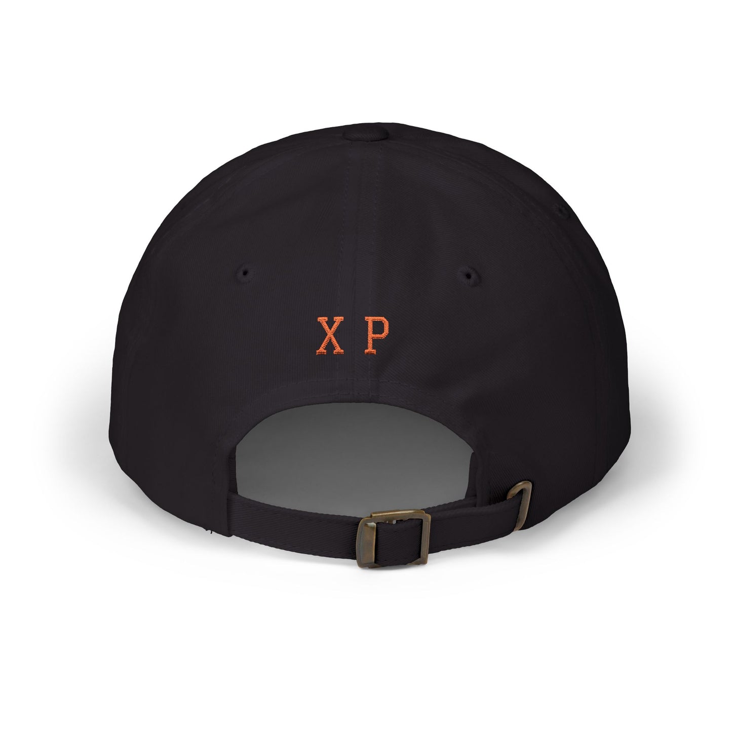 Baseball Cap with Flaming Yarn Embroidery