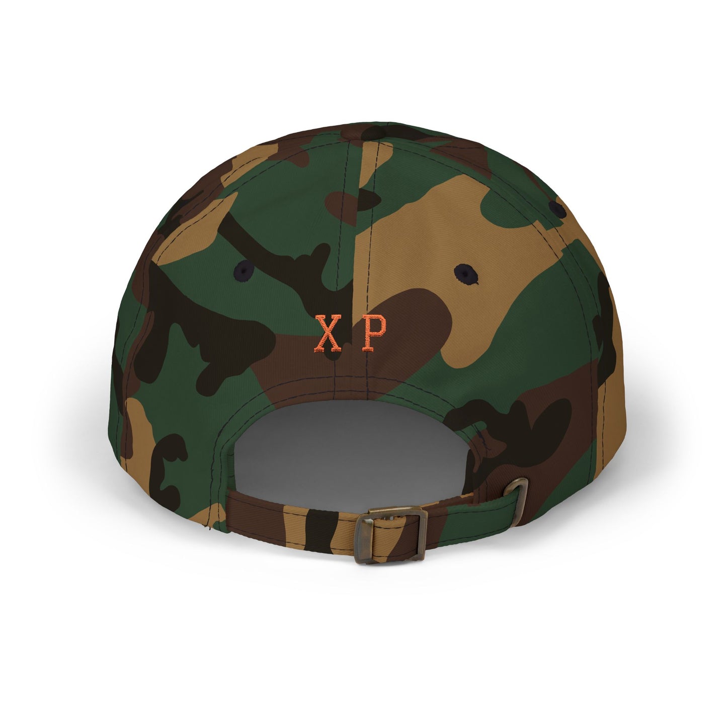 Baseball Cap with Flaming Yarn Embroidery