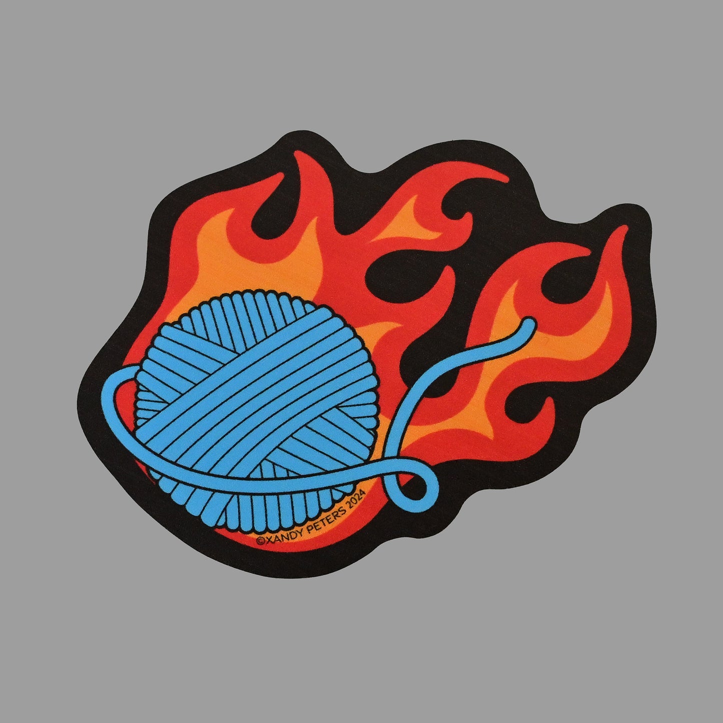 Great Balls Of Fire! Super Sticker