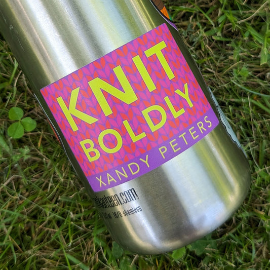 Knit Boldly Super Sticker