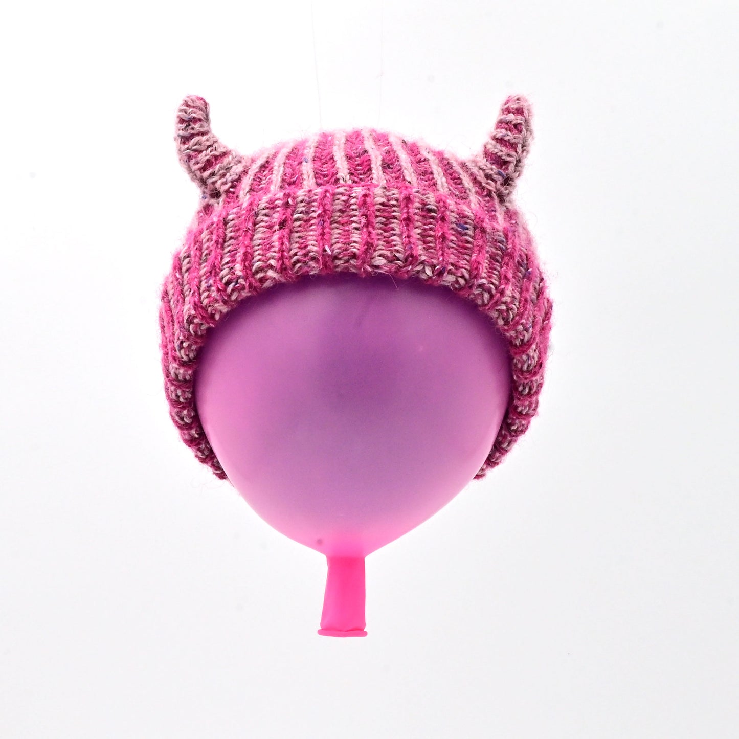 Brioche Horn Hat Downloadable Knitting Pattern