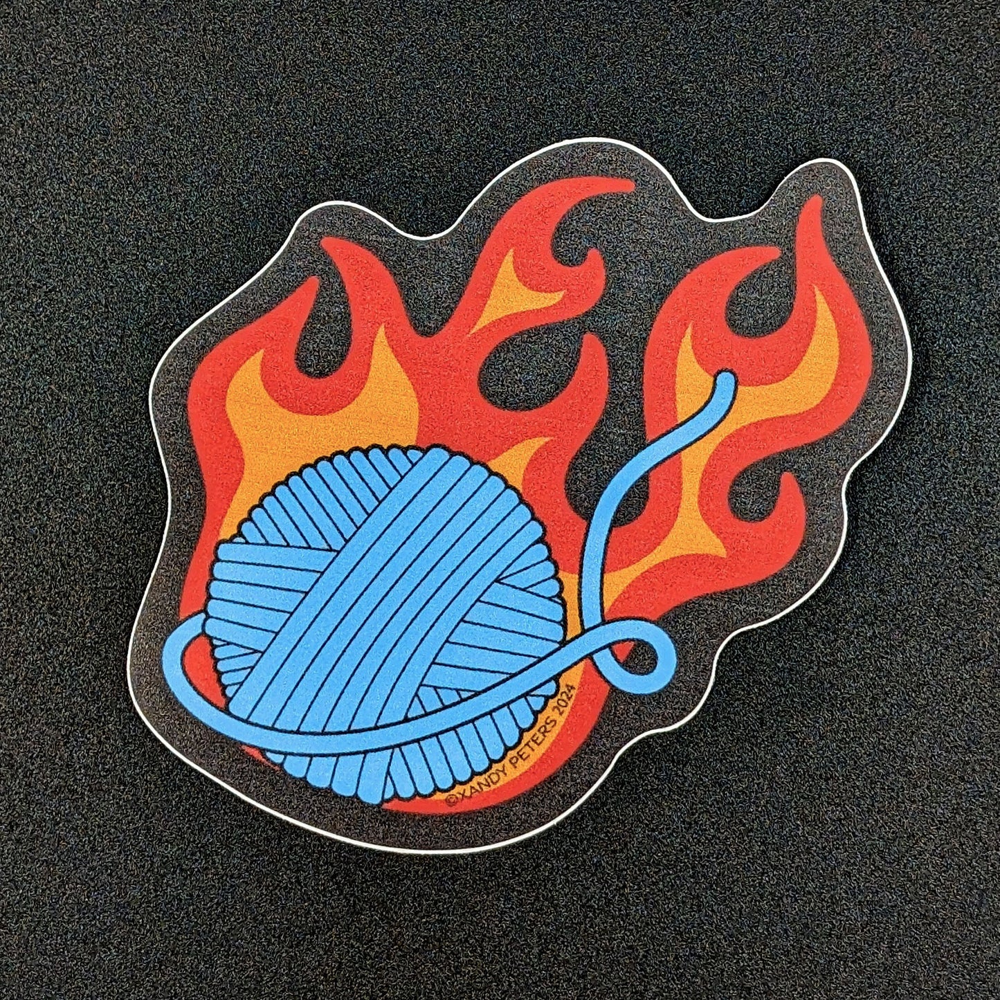 Great Balls Of Fire! Super Sticker