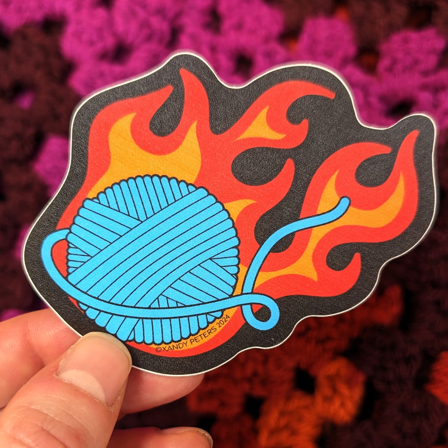 Great Balls Of Fire! Super Sticker