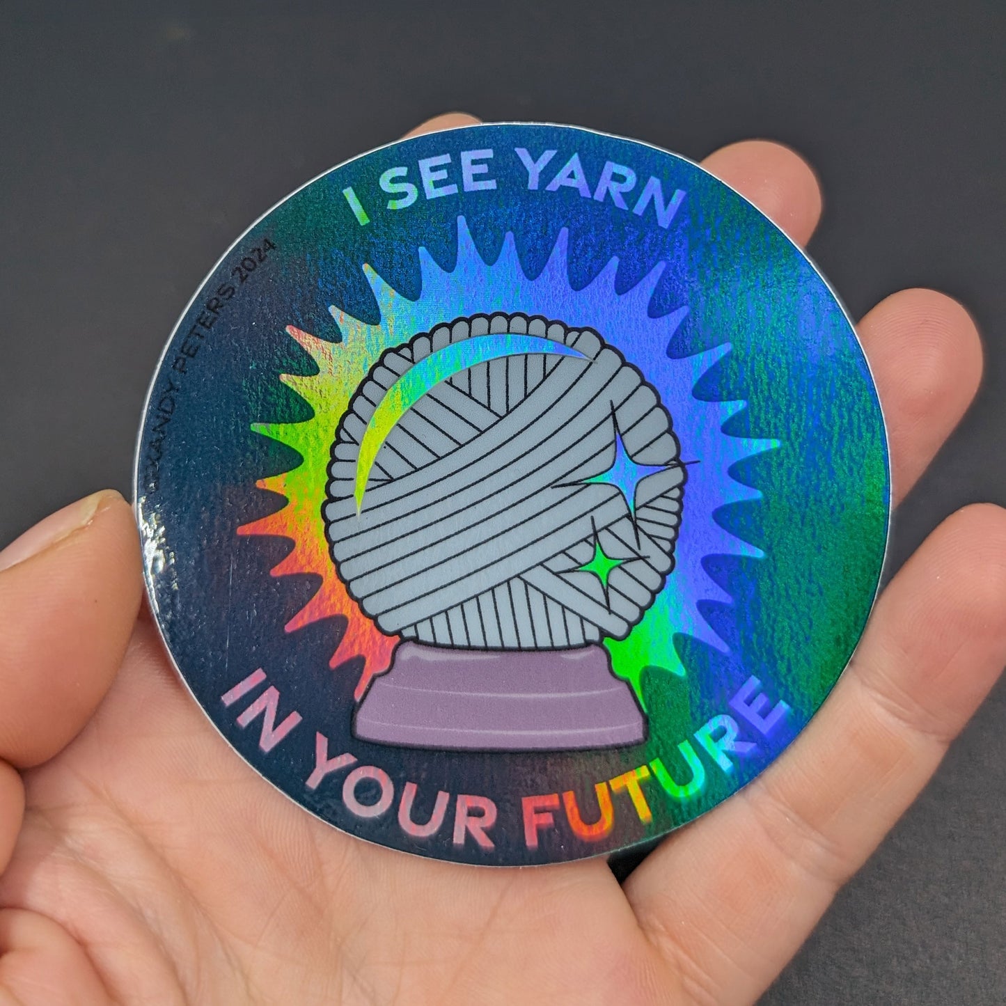 I See Yarn in Your Future Super Sticker