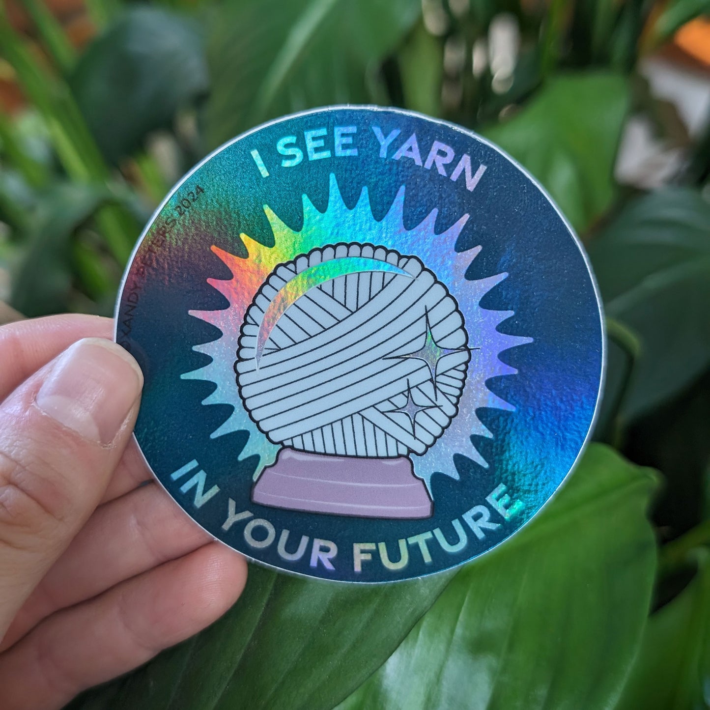 I See Yarn in Your Future Super Sticker