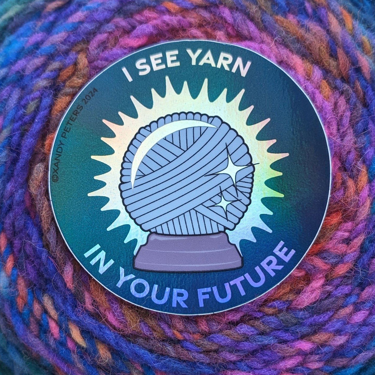 I See Yarn in Your Future Super Sticker