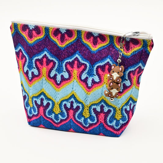 Candy Colors Fox Paws Cotton Project Bag