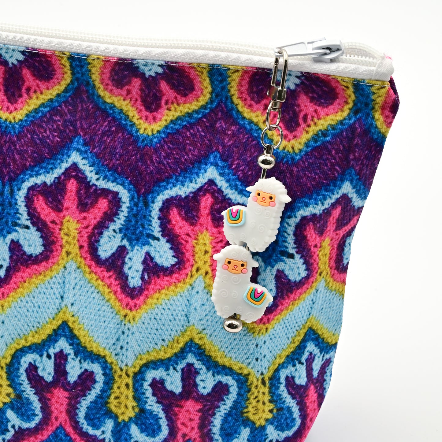 Needle Stoppers and Stopper Keeper Set - Alpacas