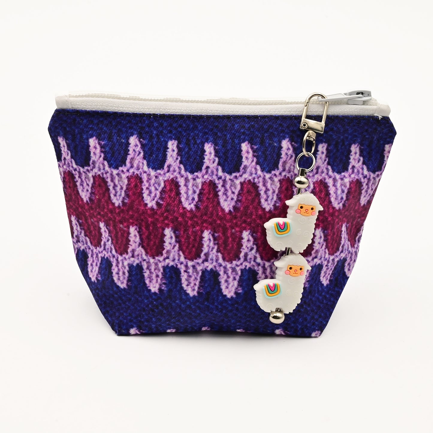 Simple Stacked Stitch Cotton Project Bag