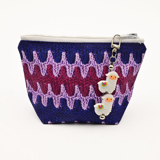 Simple Stacked Stitch Cotton Project Bag