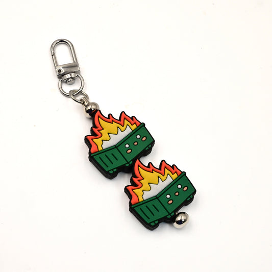 Needle Stoppers and Stopper Keeper Set - Dumpster Fire