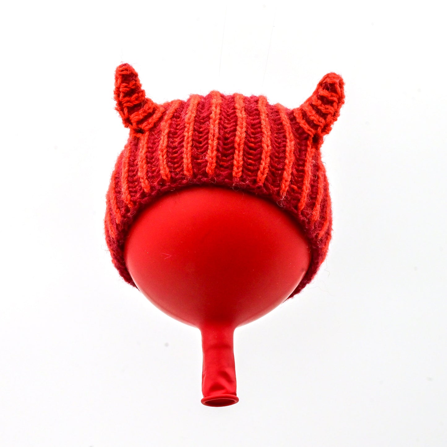 Brioche Horn Hat Downloadable Knitting Pattern