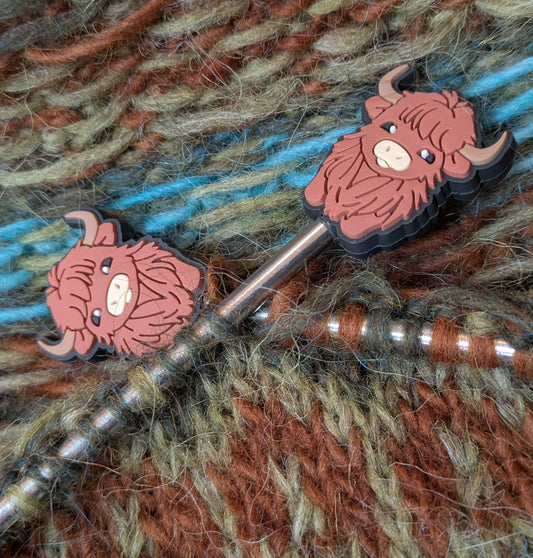 Needle Stoppers and Stopper Keeper Set - Cows