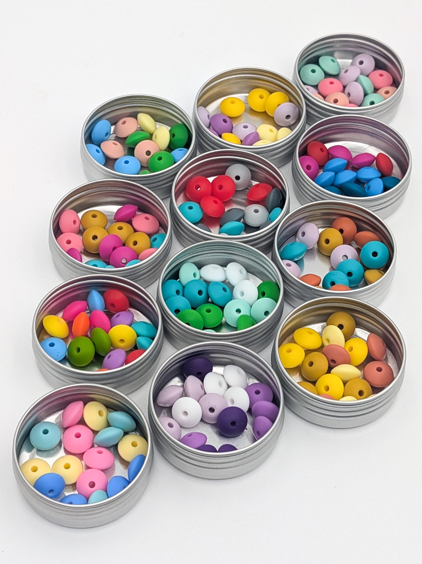 Needle Stoppers - Tin of 8 pairs, Flying Saucers