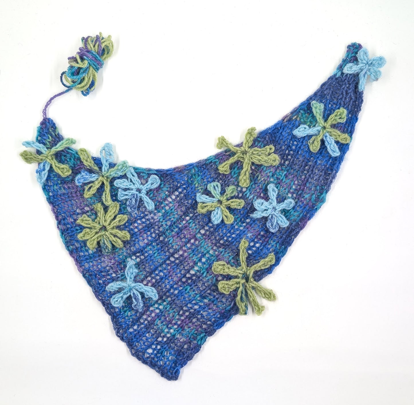 Floral Bouquet Shawl Downloadable Knitting Pattern