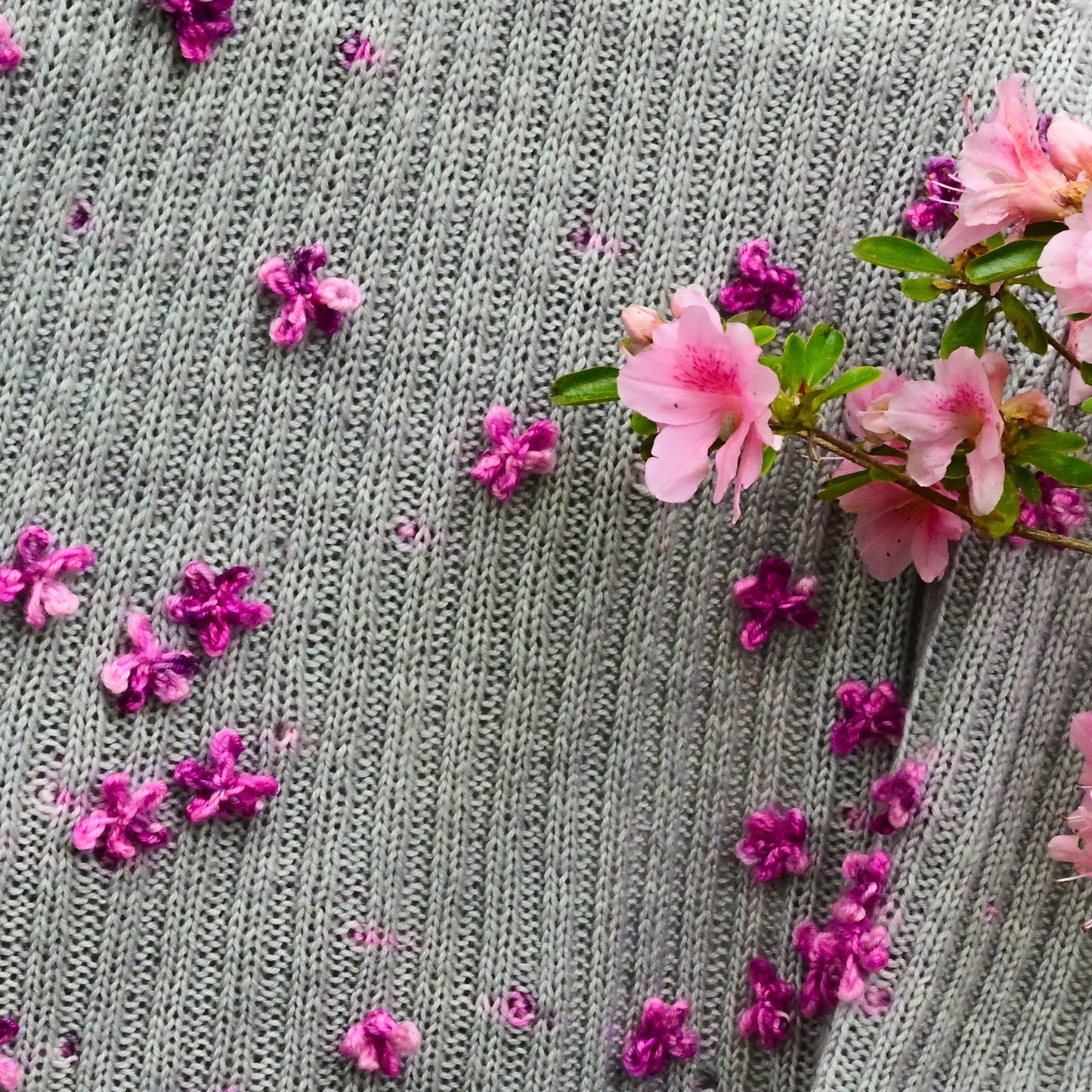 Floral Bouquet Shawl Downloadable Knitting Pattern
