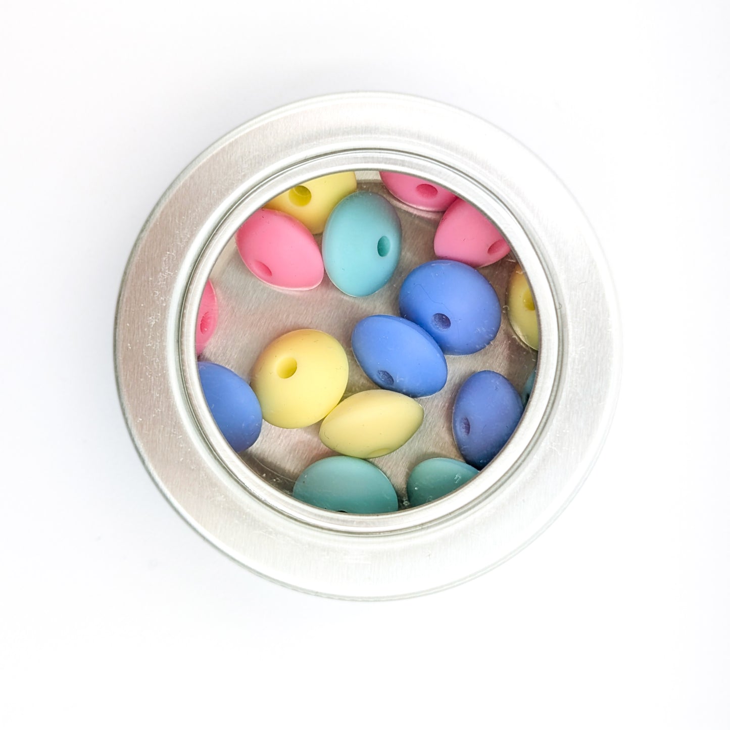 Needle Stoppers - Tin of 8 pairs, Flying Saucers