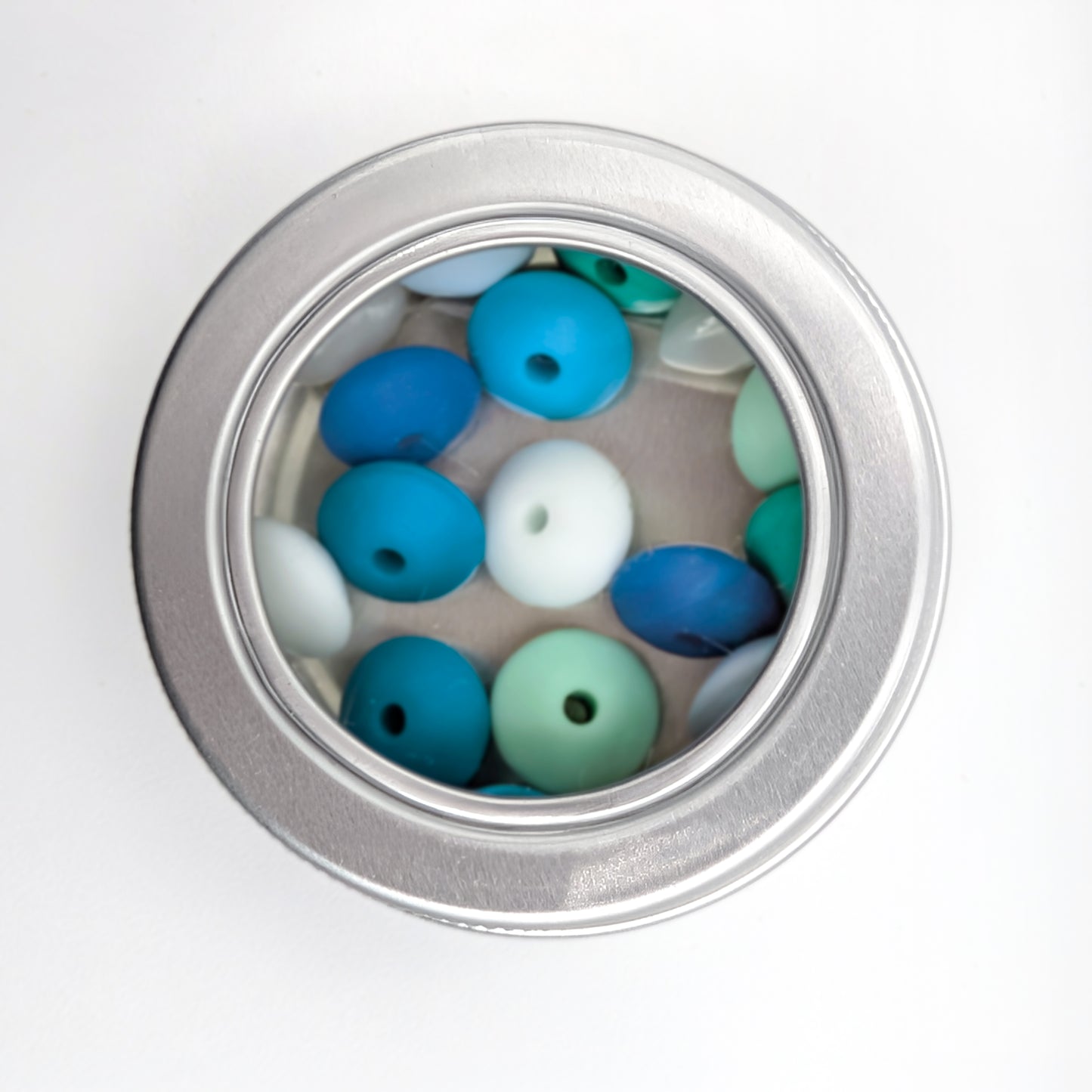 Needle Stoppers - Tin of 8 pairs, Flying Saucers