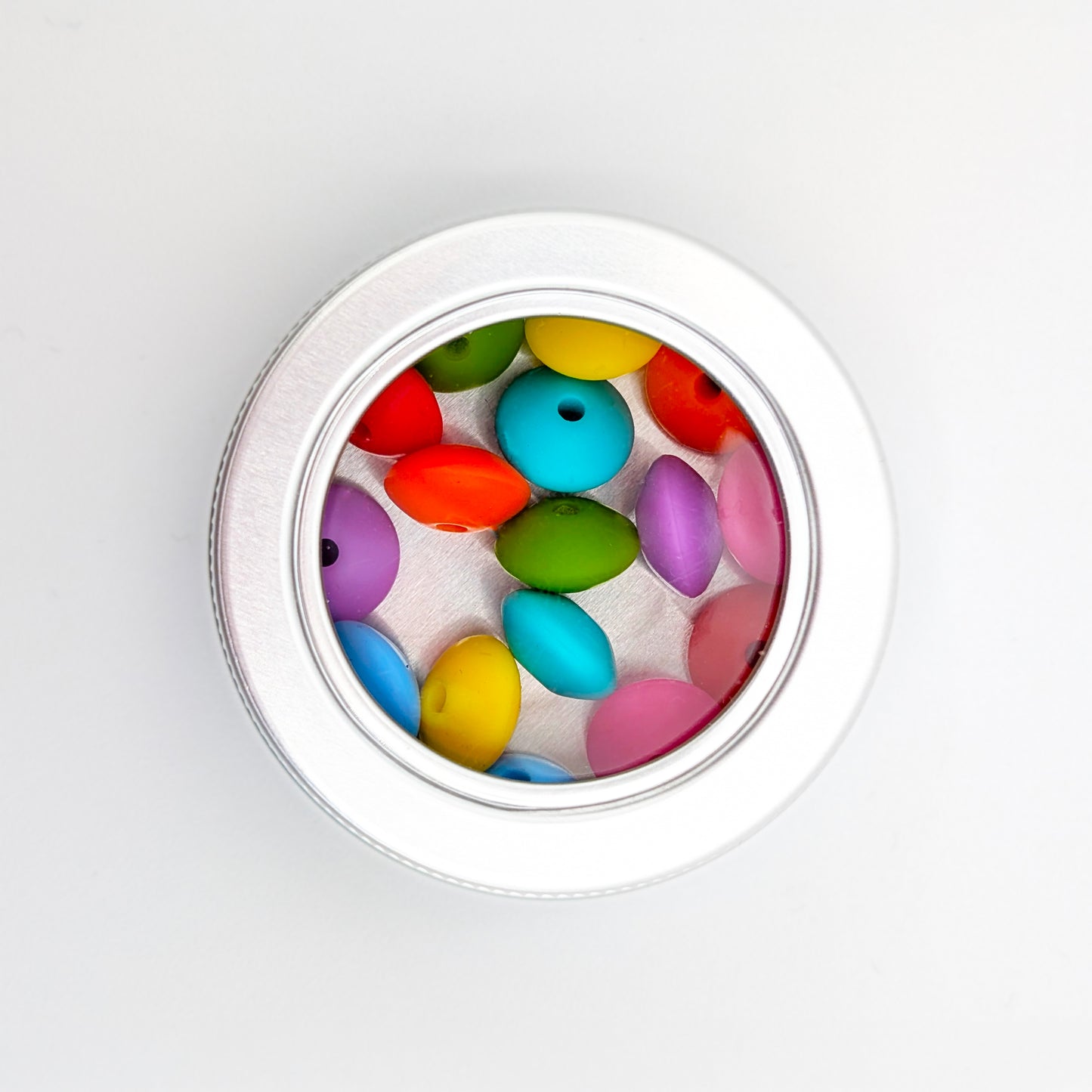 Needle Stoppers - Tin of 8 pairs, Flying Saucers