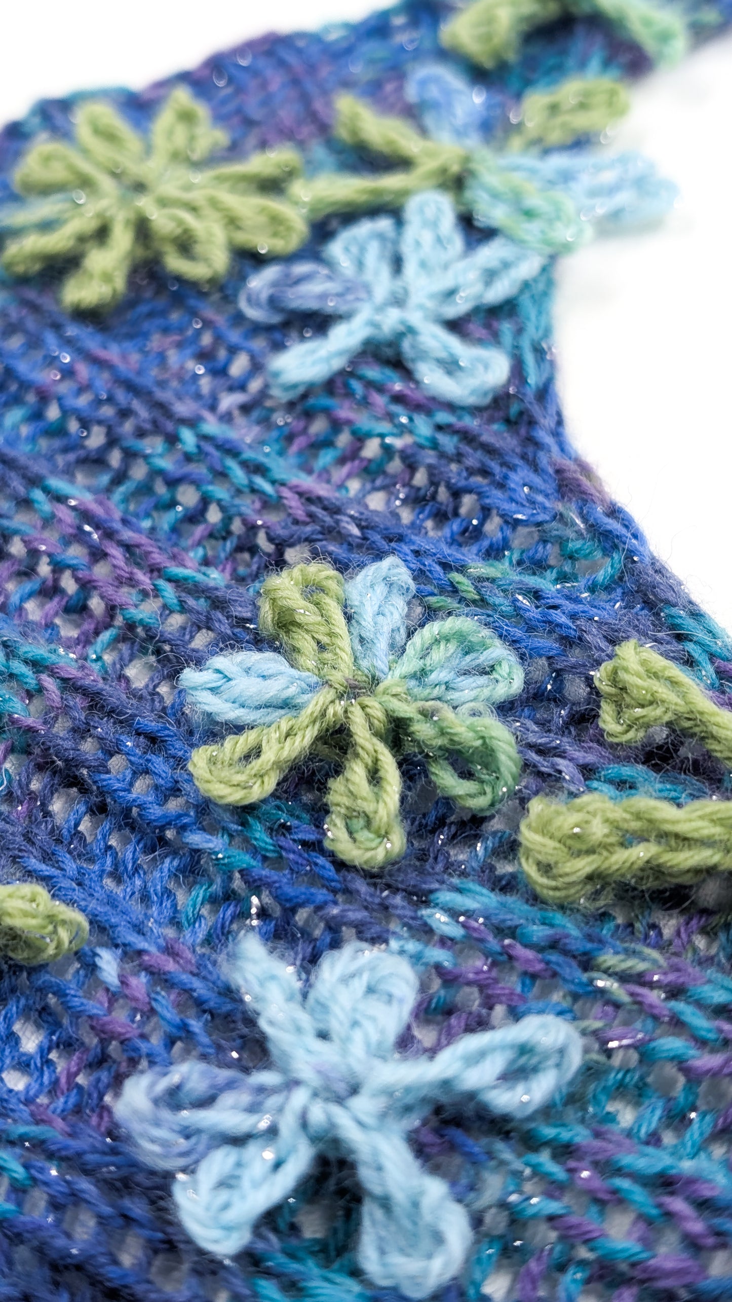 Floral Bouquet Shawl Downloadable Knitting Pattern