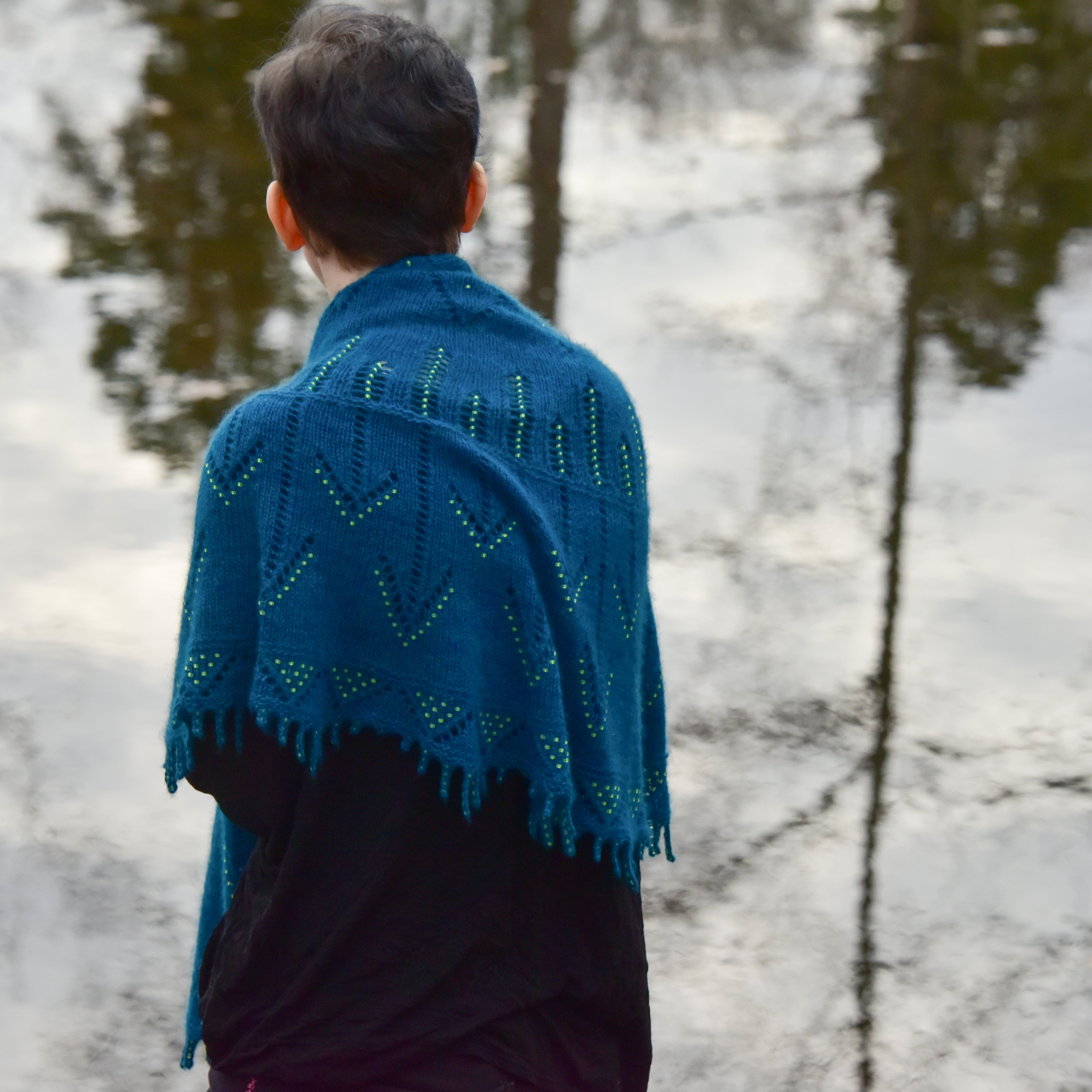 Dreamscape Shawl Downloadable Knitting Pattern PDF – Xandy Peters