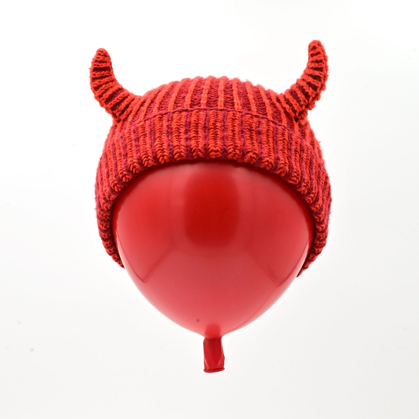 Brioche Horn Hat Downloadable Knitting Pattern