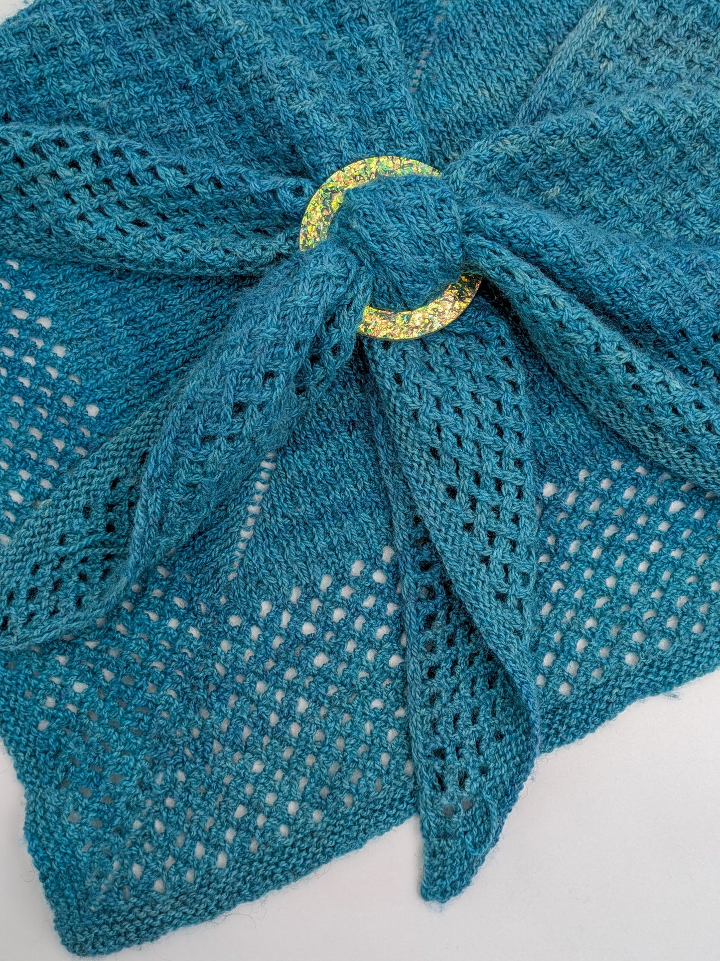 Sparkle Resin Scarf Rings