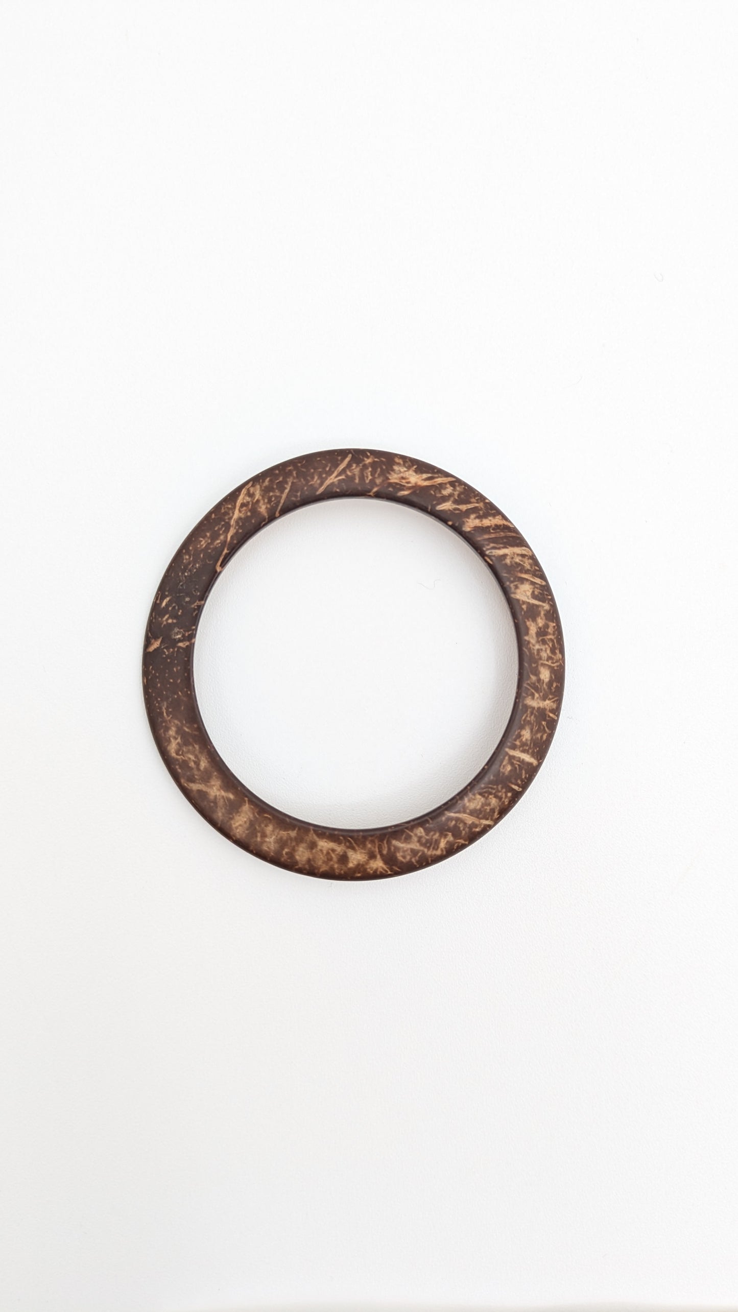 Coconut Shell Scarf Ring - Medium
