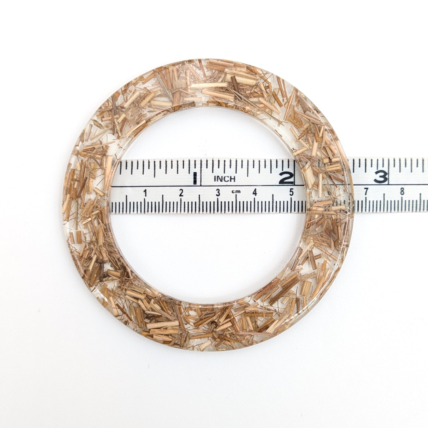 Straw & Hay Scarf Ring - Medium