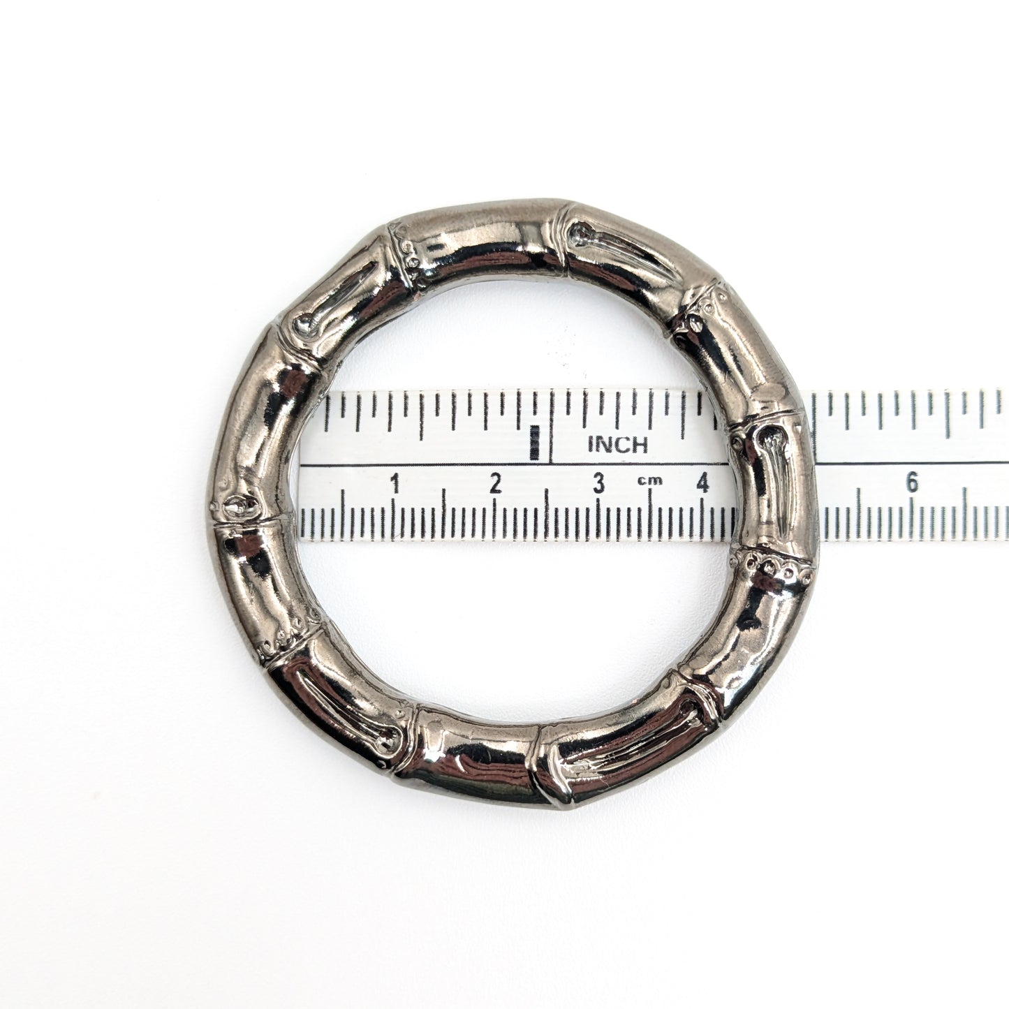 Bamboo Scarf Ring - Medium
