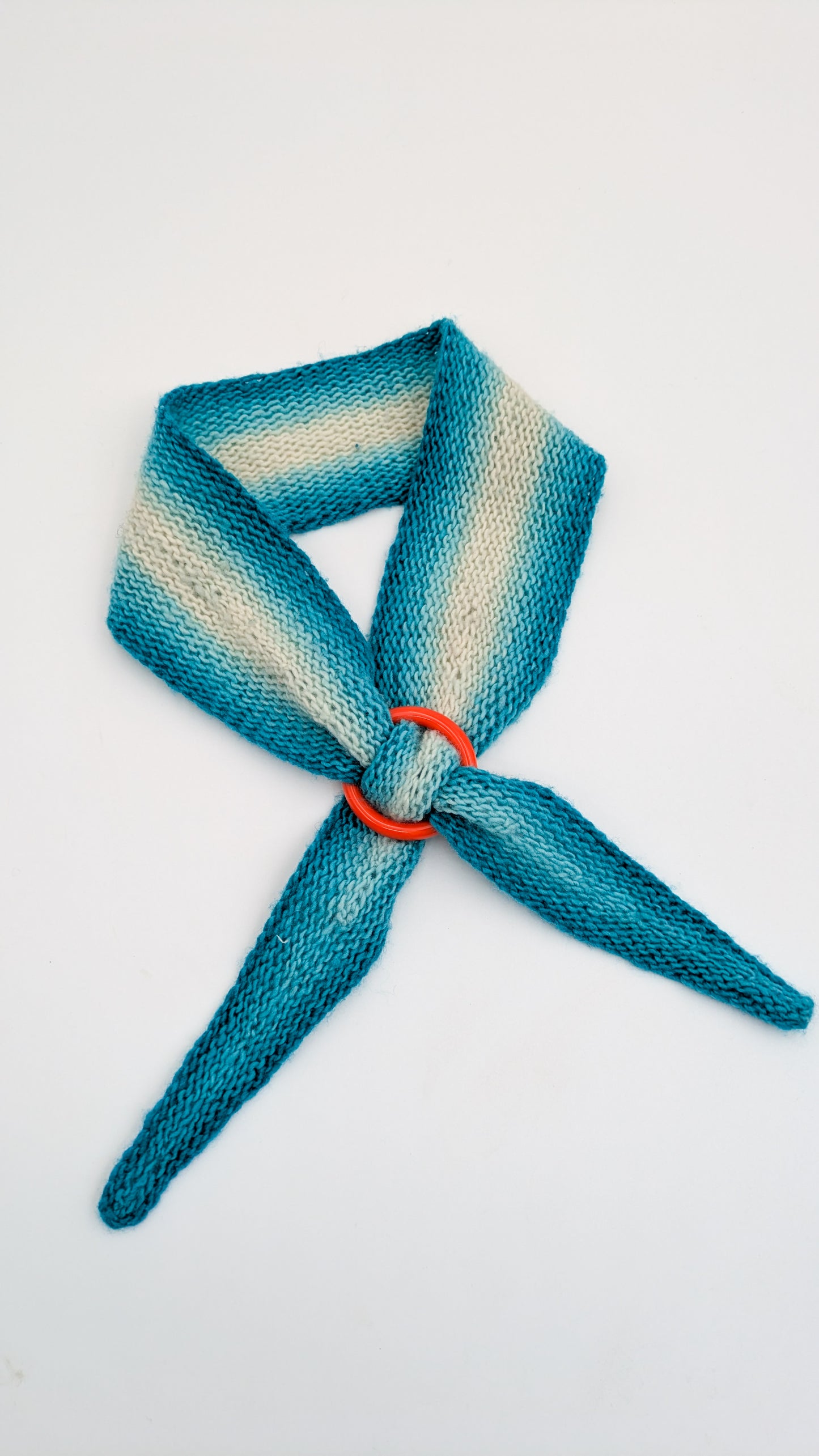 Simple Colorful Plastic Scarf Ring - Small/ Medium