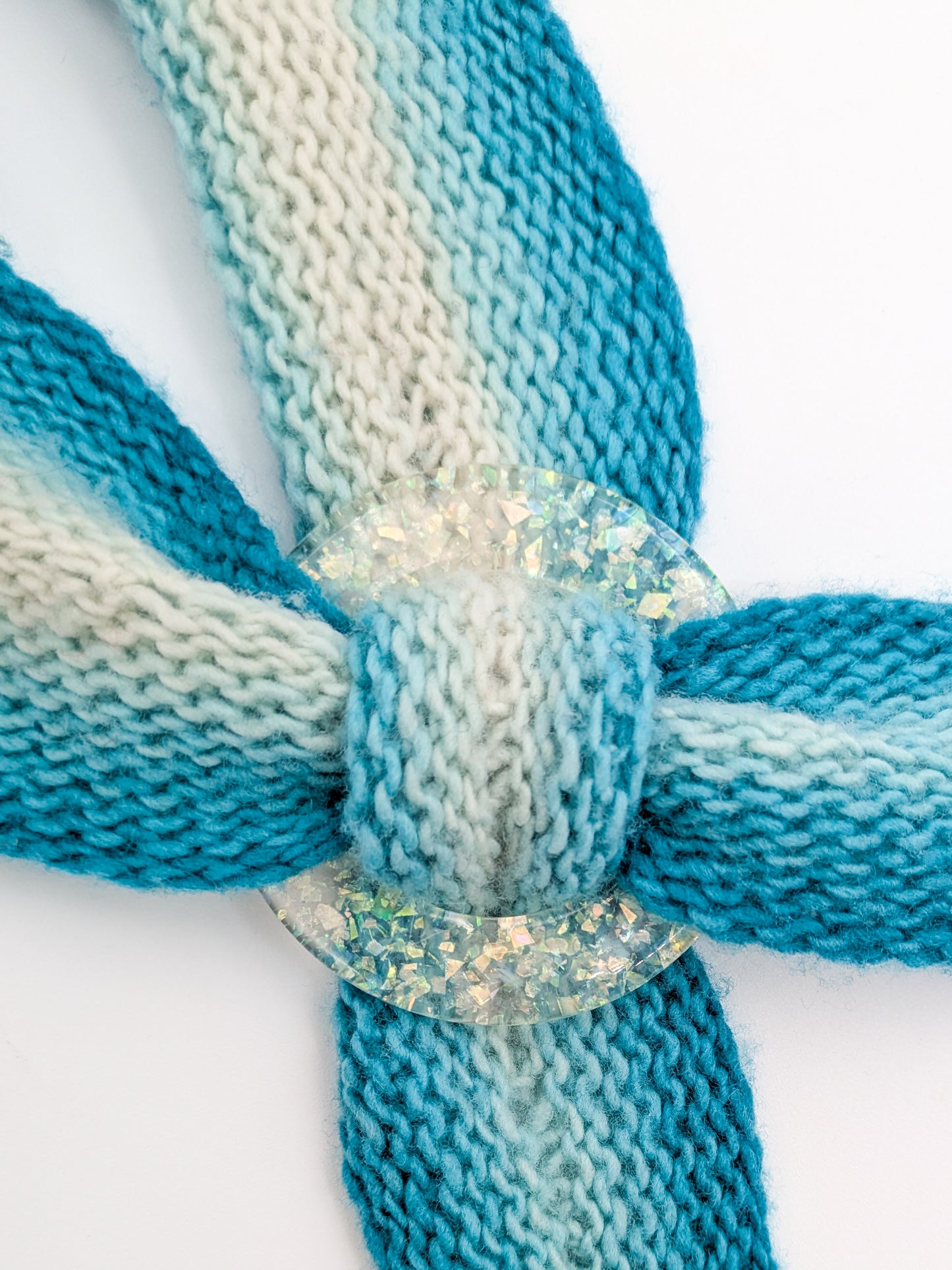 Sparkle Resin Scarf Rings