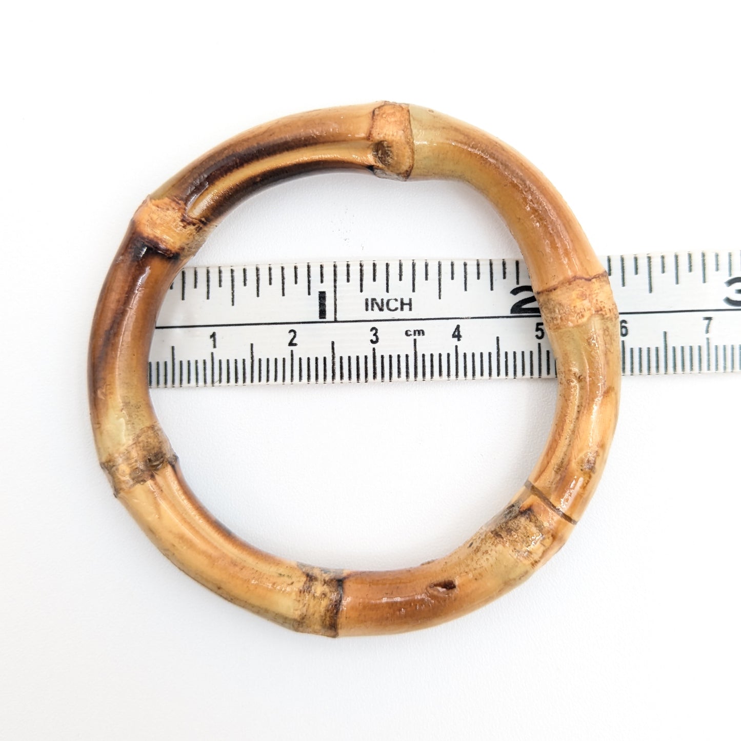 Bamboo Scarf Ring - Medium