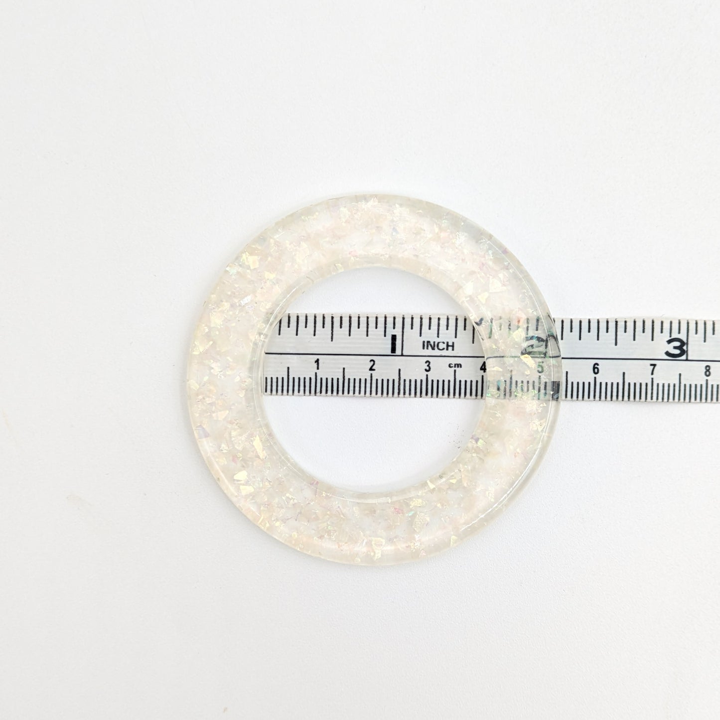 Sparkle Resin Scarf Rings