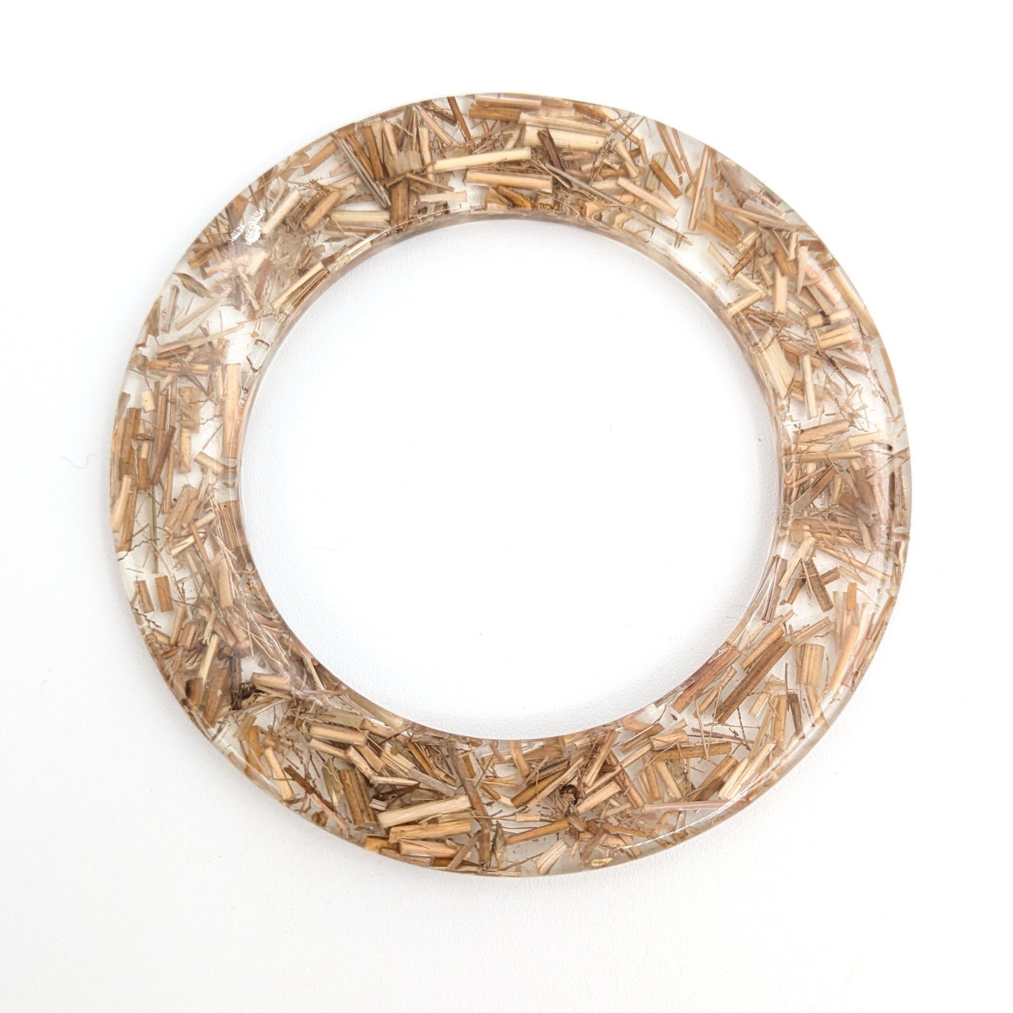 Straw & Hay Scarf Ring - Medium