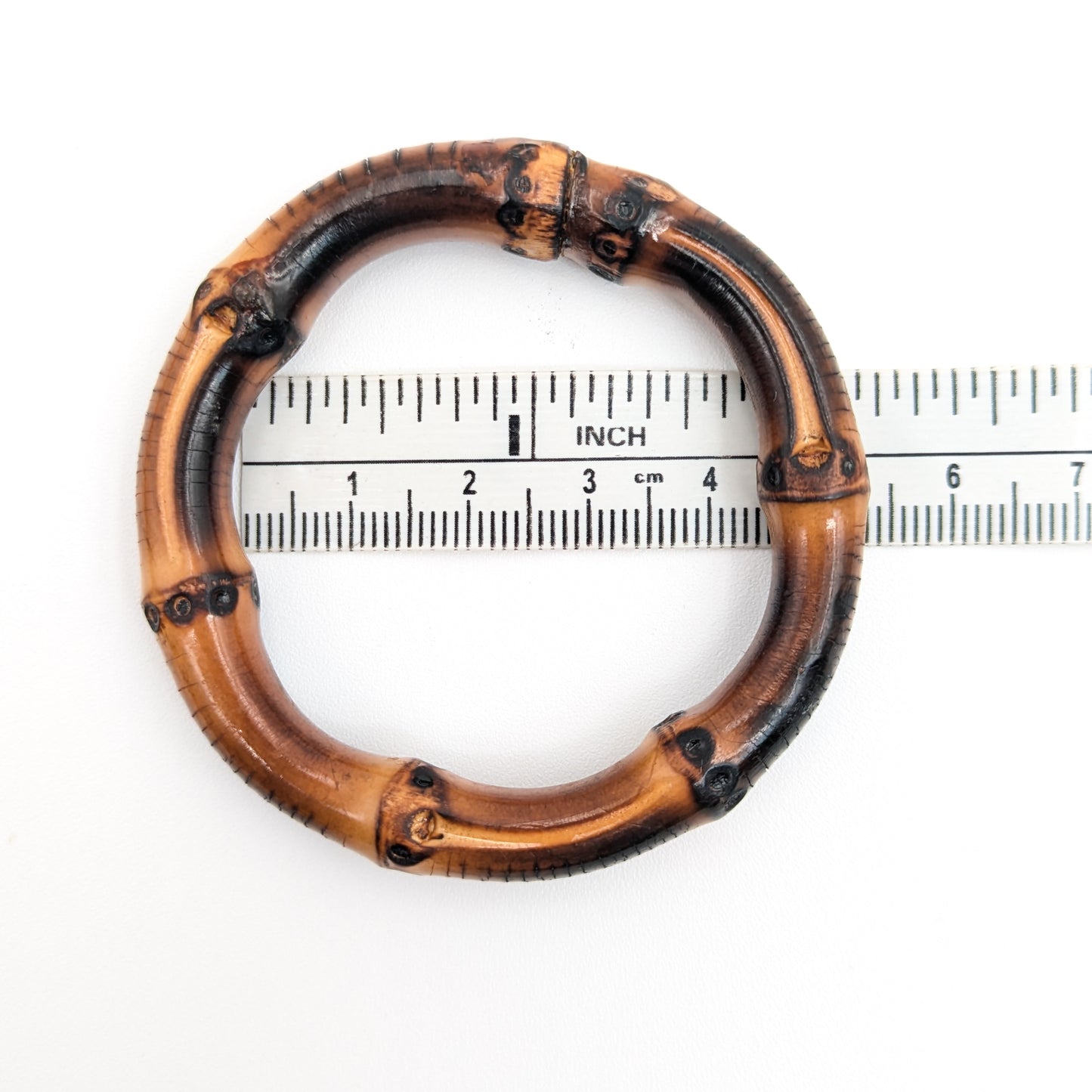 Bamboo Scarf Ring - Medium