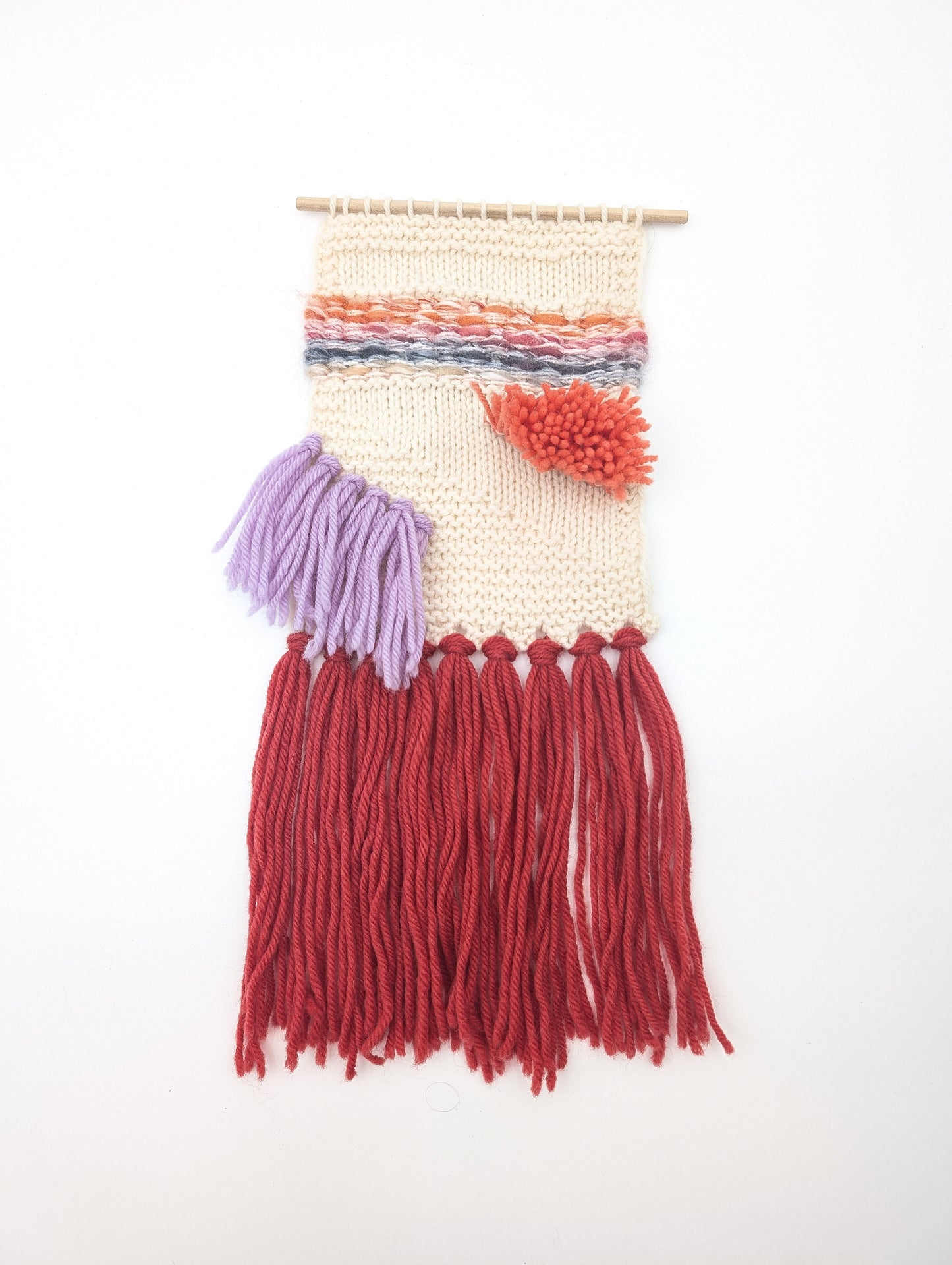 Shaggy Wall Hanging Project Kit With Pattern and Latch Hook Tool