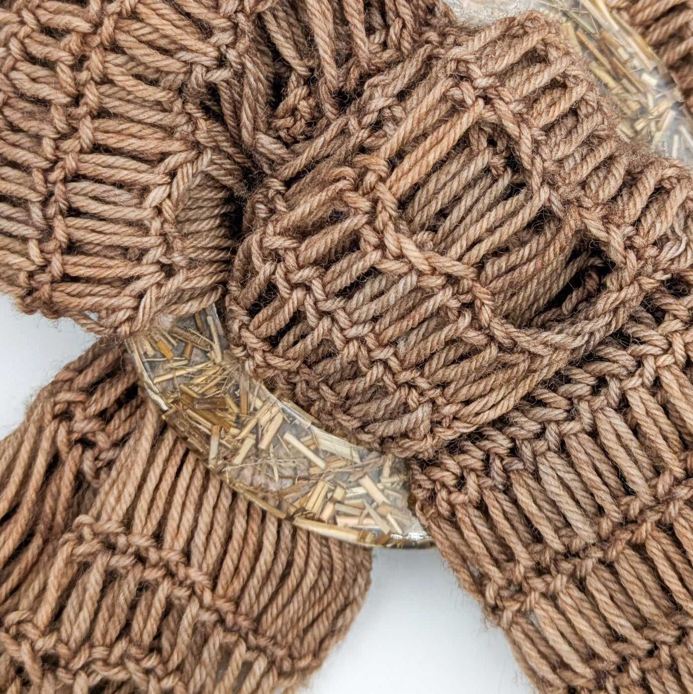 Straw & Hay Scarf Ring - Medium