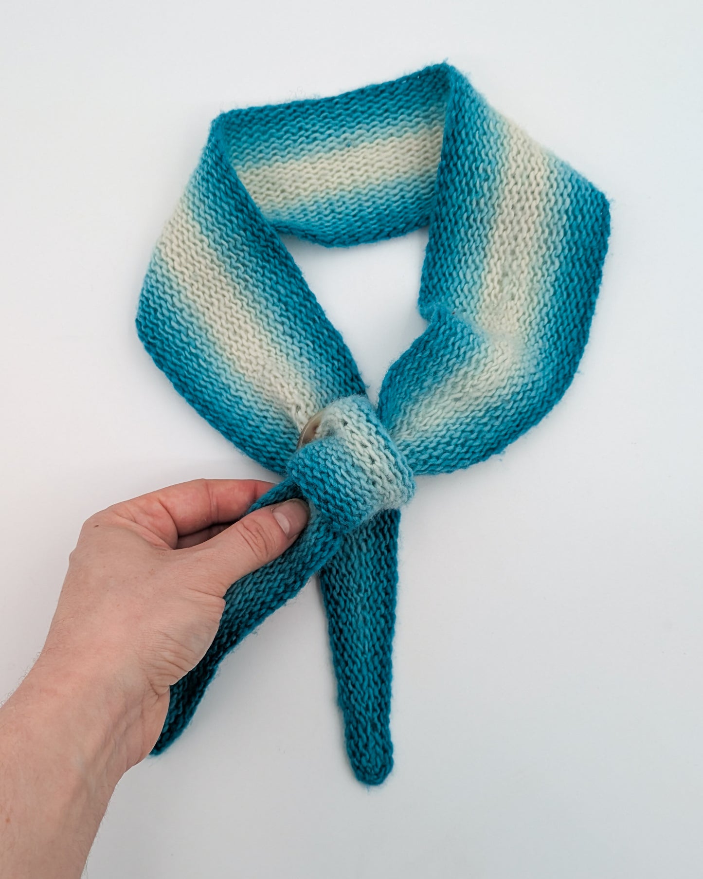 Simple Tortoiseshell Scarf Ring - Medium