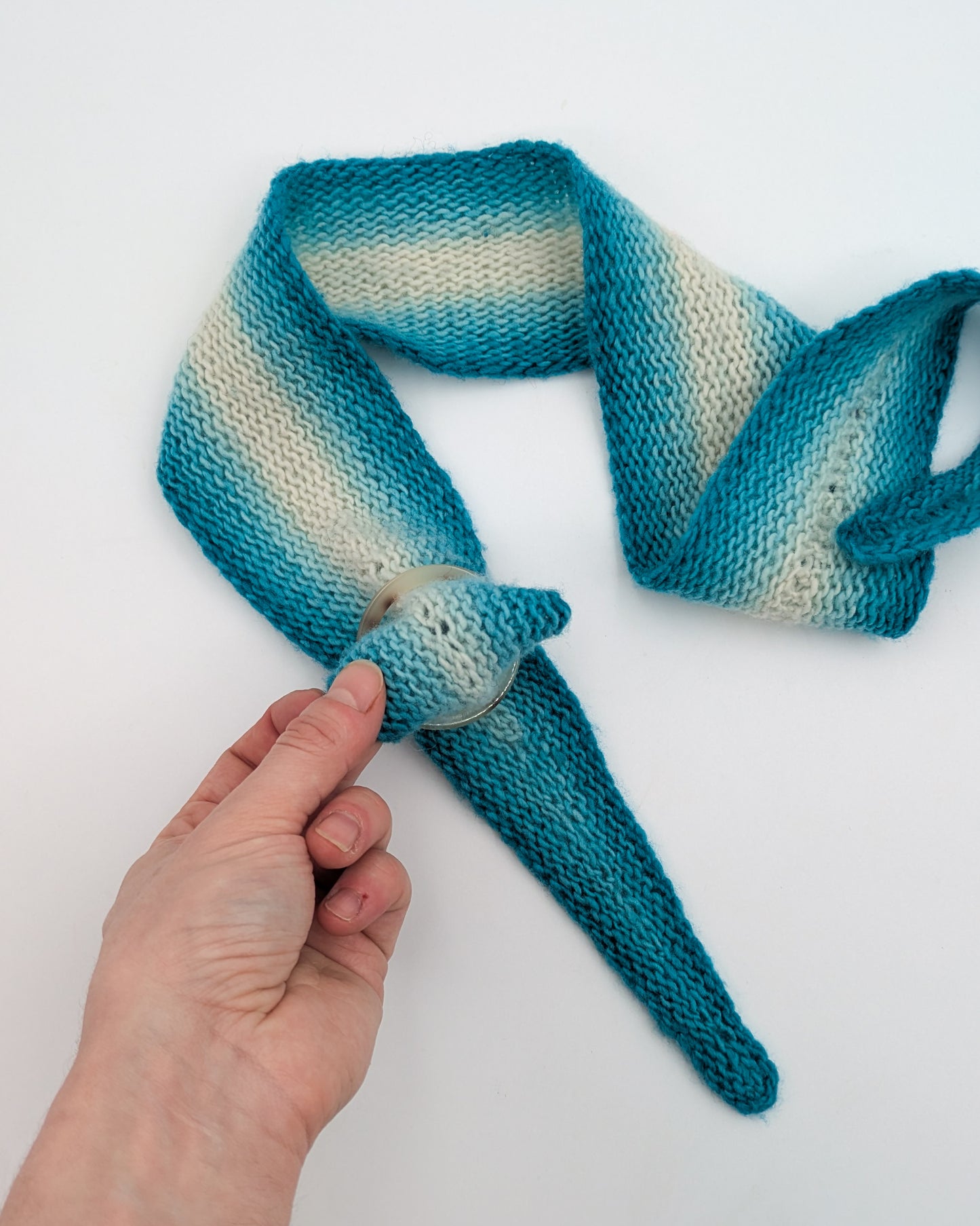 Simple Tortoiseshell Scarf Ring - Medium